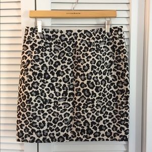 Halogen cheetah print skirt